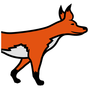 Motiv halb vorne vorderteil fuchs schön design cool comi
