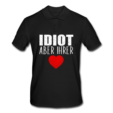 Partner Poloshirt - Zicke aber seine Idiot aber ihrer Couple Partner