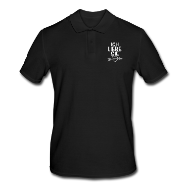 Partner Poloshirt - Ich liebe Sie - Partnerlook Partner Shirt
