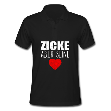Partner Poloshirt - Zicke aber seine Idiot aber ihrer Couple Partner