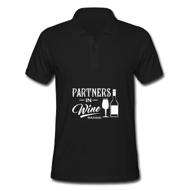 Partner Poloshirt - Wein Partner Weinmacher Weinglas
