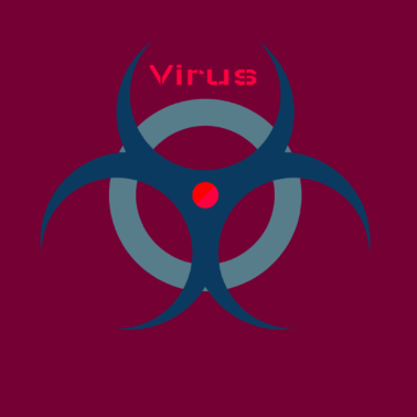 Motiv Partner T-Shirt Virus