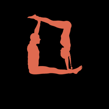 Motiv Yoga mit Partner