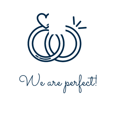 Motiv Wir sind Perfekt! Partner Geschenk Geschenkidee