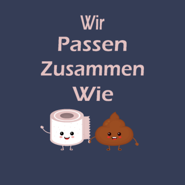 Motiv Lustiges Partner Toilletenpapier Design