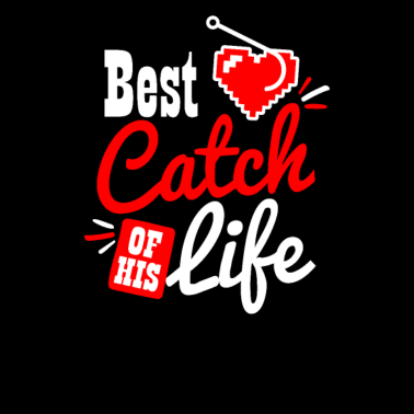 Motiv Paare, die besten Fang seines Lebens-Geschenks fischen