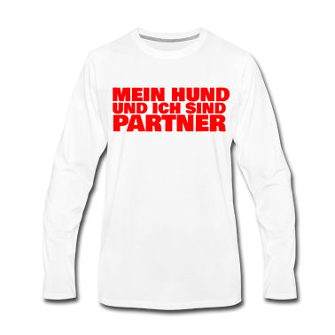 Partner Langarmshirt - Mein Hund und ich sind Partner