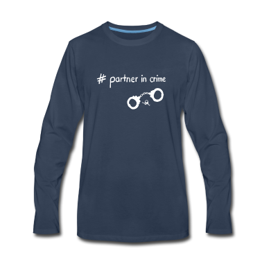 Partner Langarmshirt - # Partner in crime - Partner Design