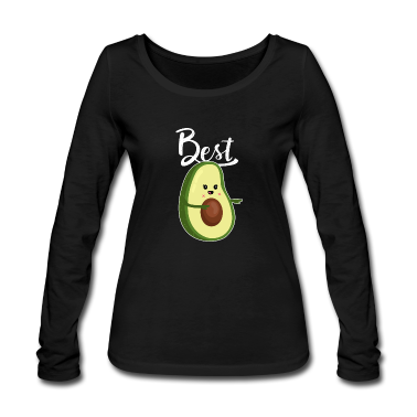 Partner Langarmshirt - Best couple-Avocado Liebe Geschenk Partner Shirt