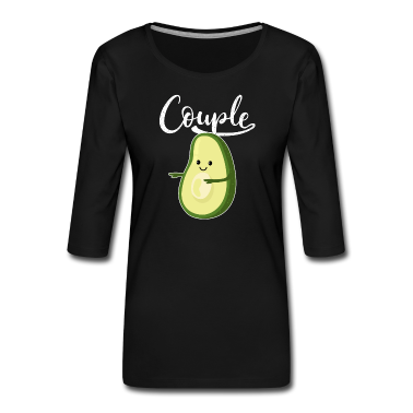 Partner Langarmshirt - Best couple-Avocado Liebe Geschenk Partner Shirt