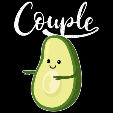 Motiv Best couple-Avocado Liebe Geschenk Partner Shirt