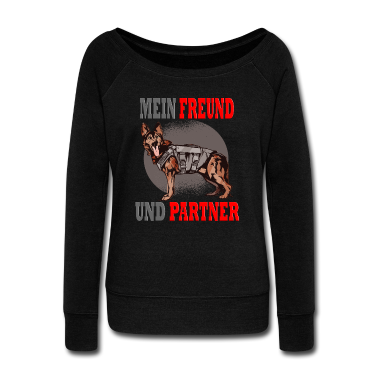 Partner Langarmshirt - Polizeihund Freund und Partner