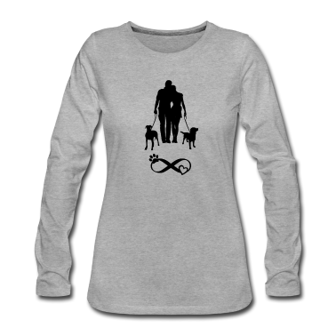 Partner Langarmshirt - Hunde- Partner Motiv