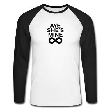 Partner Langarmshirt - Aye, She´s Mine, (Forever)