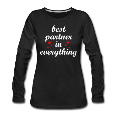 Partner Langarmshirt - Best Partner in everything | Partner in crime