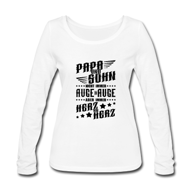 Partner Langarmshirt - Vater und Sohn Partner Shirt