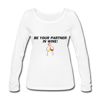 Partner Langarmshirt - Weingeschenk SEIN PARTNER IN WEIN!