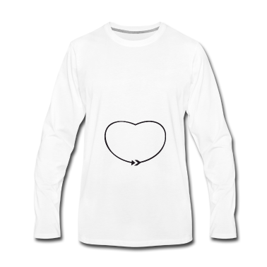 Partner Langarmshirt - Arrow Valentinstag Geschenk Partner