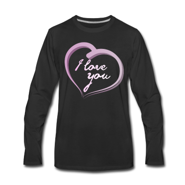 Partner Langarmshirt - Love you Valentinstag Partner