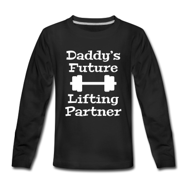 Partner Langarmshirt - Papas zukünftiger Lifting-Partner