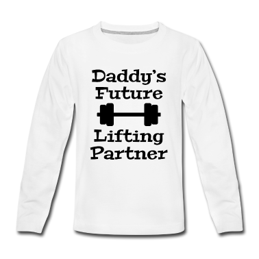 Partner Langarmshirt - Papas zukünftiger Lifting-Partner