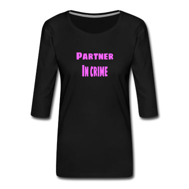 Partner Langarmshirt - Partner in Verbrechensrosa