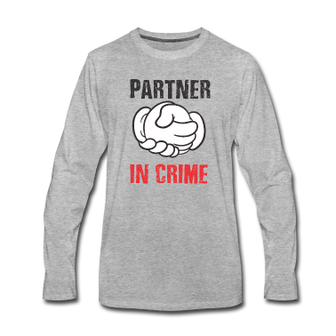 Partner Langarmshirt - Partner im Verbrechen