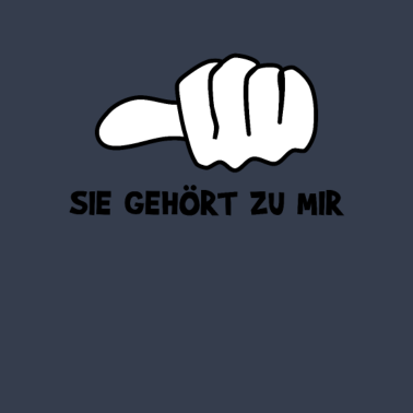 Motiv Sie gehört zu mir! Lustig Partner Valentinstag