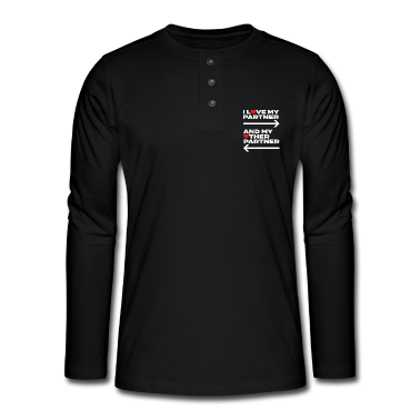 Partner Langarmshirt - Polyam - Ich liebe meine Partner