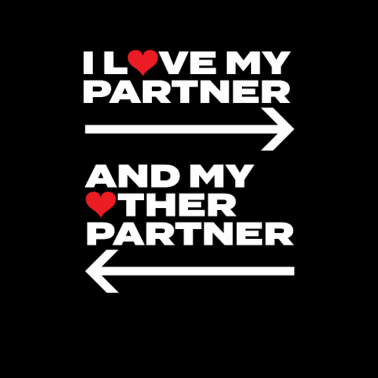 Motiv Polyam - Ich liebe meine Partner