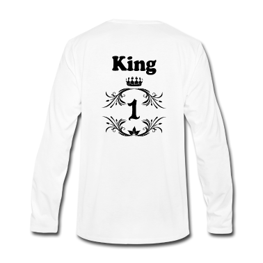 Partner Langarmshirt - King, König, Partner Shirt