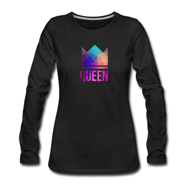Partner Langarmshirt - Queen Partner Tshirt Polygon