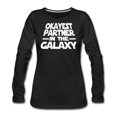 Partner Langarmshirt - Okayest Partner The Galaxy