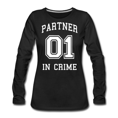 Partner Langarmshirt - Partner in Crime 01 Partnerlook