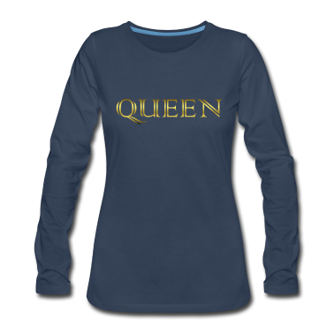 Partner Langarmshirt - Queen Königin Partner Design