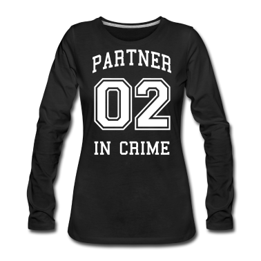Partner Langarmshirt - Partner in Crime 02 Partnerlook