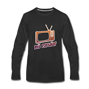 Partner Langarmshirt - My Partner - Fernseher - TV