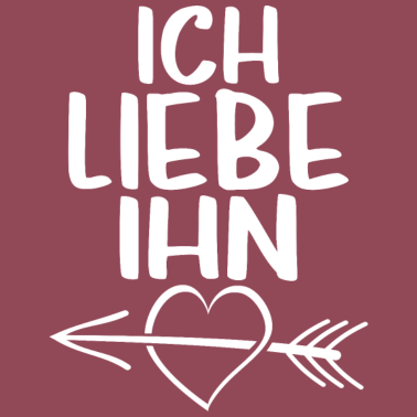 Motiv Ich liebe ihn - Partnerlook Partner Shirt