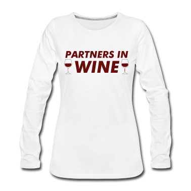 Partner Langarmshirt - Partner im Wein