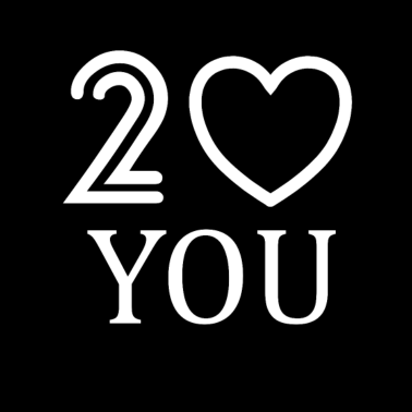 Motiv Zum 20. Geburtstag für den Partner