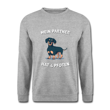 Partner Pullover - Mein Partner Hat 4 Pfoten Dackel