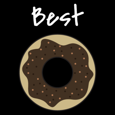 Motiv Beste Freunde Freundin Geschenk Paar Partner Donut