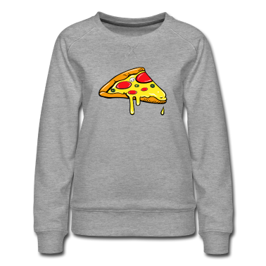 Partner Pullover - Pizza Stück - Fast Food - Salami Partner Shirt