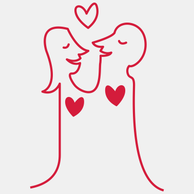 Motiv Liebespaar Herz Partner