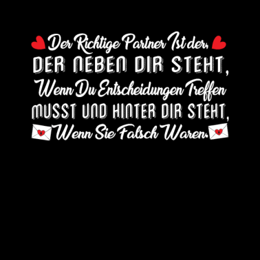 Motiv Der richtige Partner ist der, der hinter dir steht