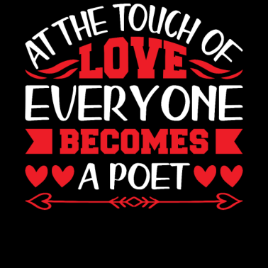 Motiv Mit Liebe wird jeder zum Dichter Partner Valentin