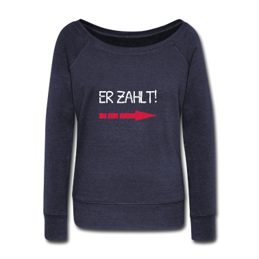 Partner Pullover - Er zahlt! Lustiges Partner Shirt