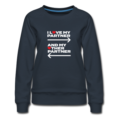 Partner Pullover - Polyam - Ich liebe meine Partner