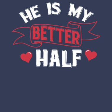 Motiv Er ist meine bessere Hälfte