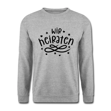 Partner Pullover - Wir heiraten - Gemeinsamer Junggesellenabschied